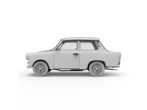 Trabant 601S Rallye plastikinis modelis 1/35 automobilių entuziastams