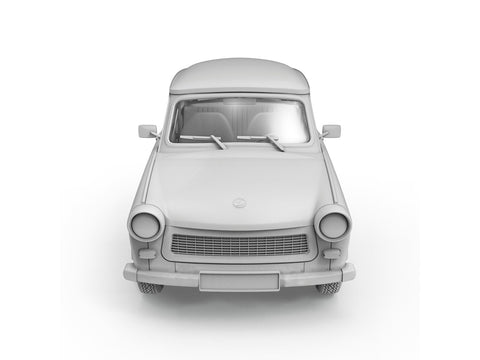 Trabant 601S Rallye plastikinis modelis 1/35 automobilių entuziastams