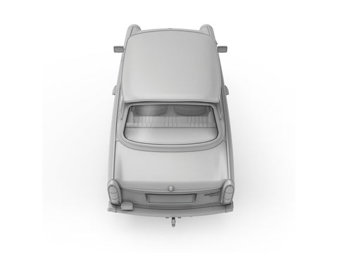 Trabant 601S Rallye plastikinis modelis 1/35 automobilių entuziastams