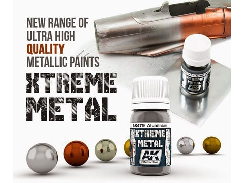 AK Interactive Burnt Metal metaliniai emaliniai dažai 30ml AK484