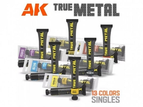 AK Interactive True Metal Žalvario vaško pagrindo metaliniai dažai AK460