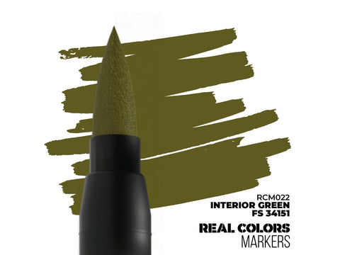 AK Interactive akrilinis žymeklis Interior Green FS34151 RCM022
