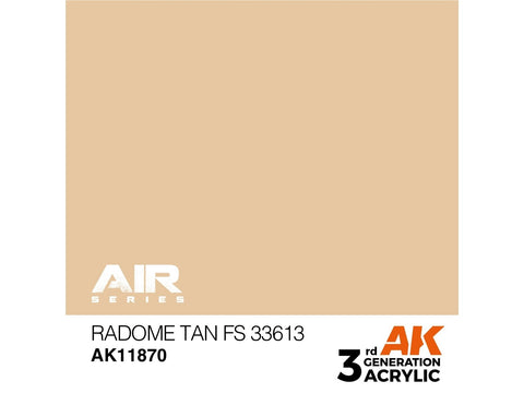 AK Interactive Radome Tan FS33613 akriliniai dažai modeliams AIR 17 ml