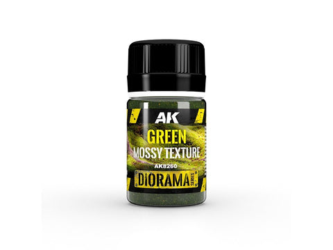 AK Interactive žalia samanų tekstūra dioramoms ir maketams AK8260