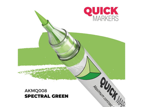 AK Interactive QUICK MARKER Spectral Green žymeklis miniatiūroms