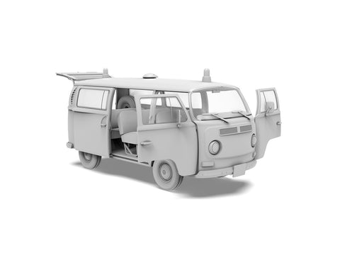 Volkswagen T2 1967 tarnybinis mikroautobusas 1/35 AK Interactive