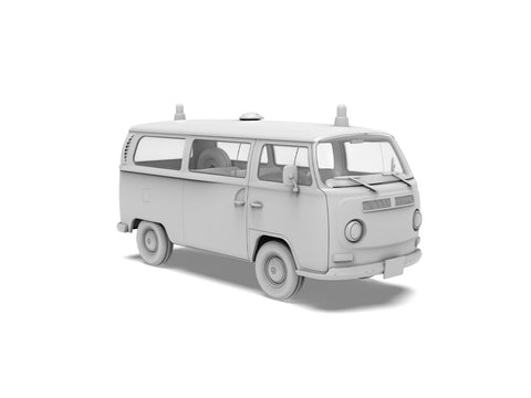 Volkswagen T2 1967 tarnybinis mikroautobusas 1/35 AK Interactive