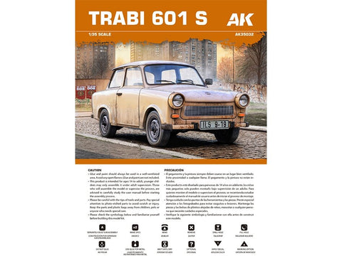 AK Interactive Trabant 601S 1/35 plastikinis surenkamas automobilis