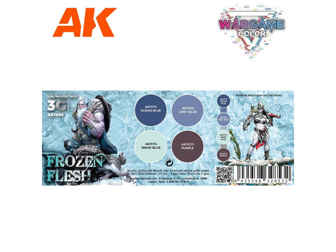 AK Interactive Wargame akriliniai dažai Frozen Flesh, 4 spalvos