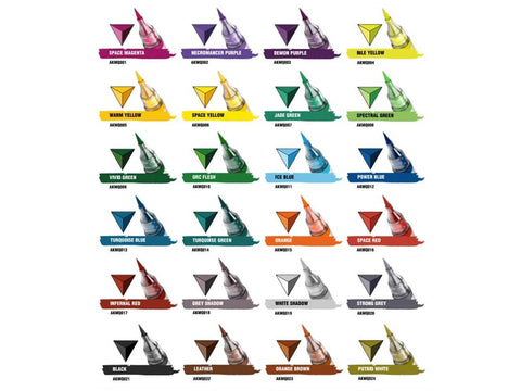 AK Interactive QUICK MARKER ryškiai žalias kontrastinis žymeklis miniatiūroms