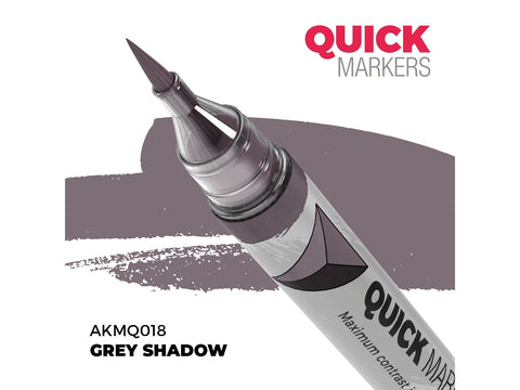 AK Interactive QUICK MARKER Grey Shadow žymeklis miniatiūroms