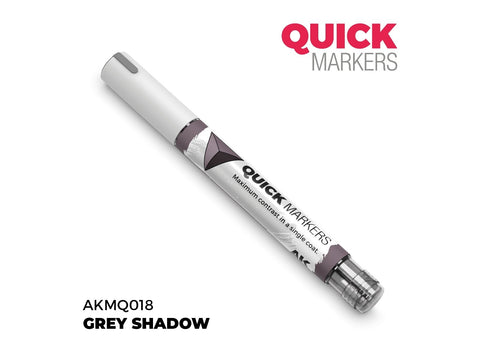 AK Interactive QUICK MARKER Grey Shadow žymeklis miniatiūroms