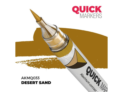 AK Interactive Desert Sand Quick Marker žymeklis miniatiūrų dažymui