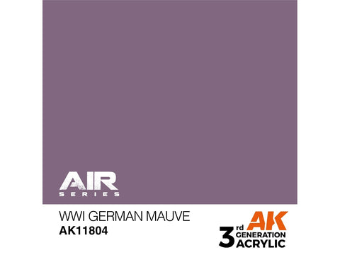 AK Interactive AIR WWI German Mauve akriliniai dažai 17ml AK11804