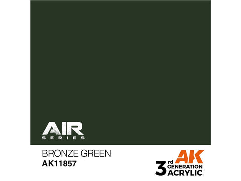 AK Interactive Bronze Green akriliniai dažai lėktuvų modeliams 17 ml