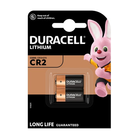Duracell CR2 3V ličio baterijos, 2 vnt. fotoaparatams ir detektoriams