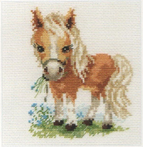 Alisa Siuvinėjimo rinkinys "Ponis" 0 - 114 (12x14 cm)HOBI.LT 🇱🇹