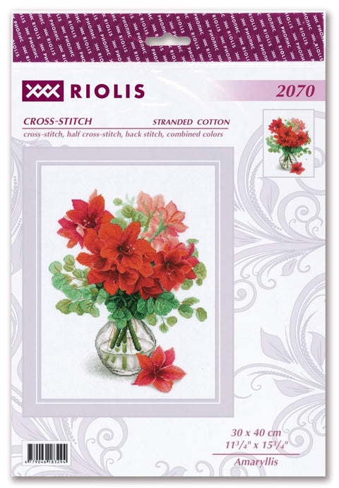 Amaryllis. Siuvinėjimo rinkinys iš RIOLIS Nr.: 2070HOBI.LT 🇱🇹