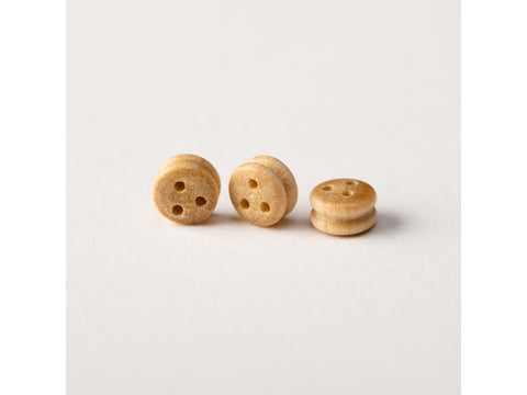 Amati buksmedžio jufersai 5 mm, 100 vnt. laivų modeliams (4055.05)