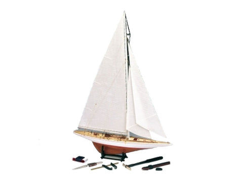 Amati Rainbow jachtos medinis surenkamas modelis 1:80 su įrankiais 46 cm