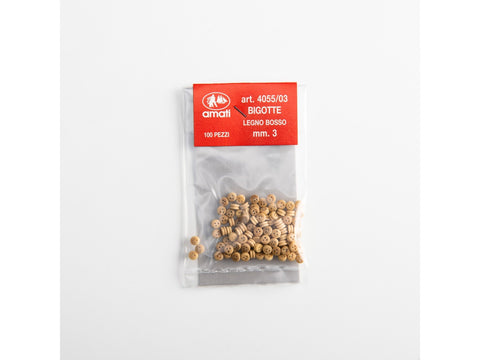 Amati buksmedžio jufersai 3 mm (100 vnt.) laivų modeliams 4055,03