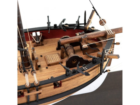 Amati Lady Nelson 1803 kuteris, 1:64 medinis laivo modelio rinkinys