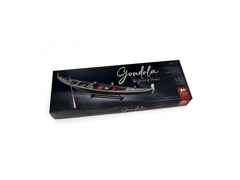 Amati Venecijos gondola 1:22 medinis modelio rinkinys, 49,5 cm, A571