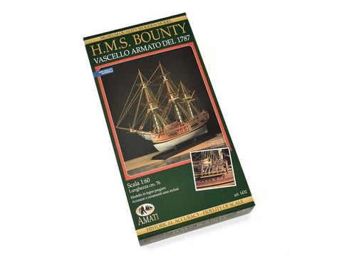 Amati HMS Bounty 1:60 medinis laivo modelio rinkinys (B1432)