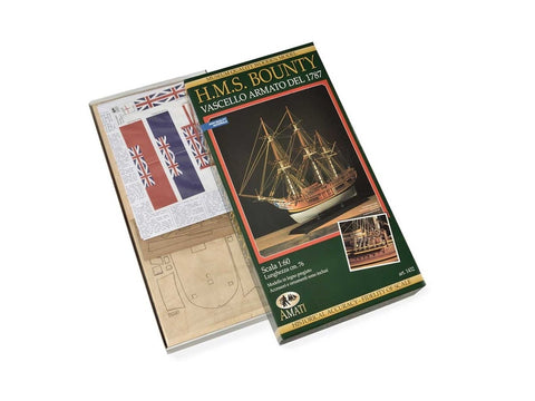 Amati HMS Bounty 1:60 medinis laivo modelio rinkinys (B1432)
