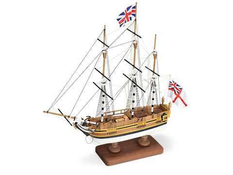 Amati H.M.S. Bounty medinio laivo rinkinys 1/135 – Pirmas žingsnis