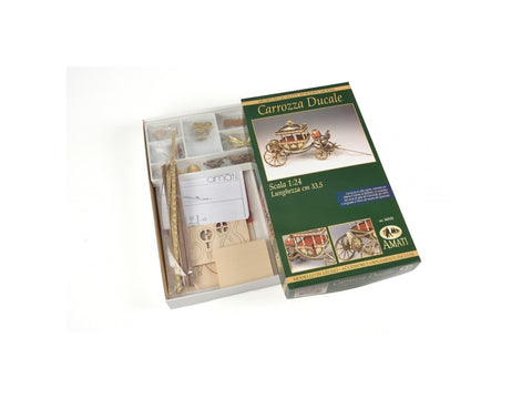Amati Karališkoji karieta 1819, 1/24 medinis surinkimo rinkinys