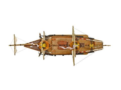 Amati Mayflower medinis laivo modelio rinkinys 1:135, pradedantiesiems 29 cm
