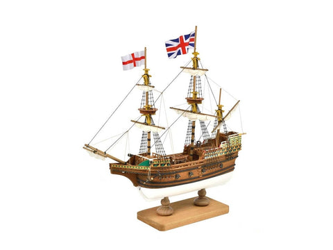 Amati Mayflower medinis laivo modelio rinkinys 1:135, pradedantiesiems 29 cm