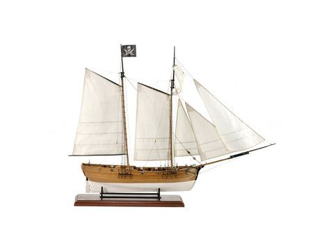 Amati piratų laivo Adventure medinis surenkamas modelis 1:60, 37 cm