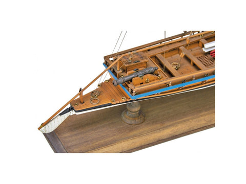 Amati švediška kanonierinė valtis – medinis modelio rinkinys B1550, 34,5 cm
