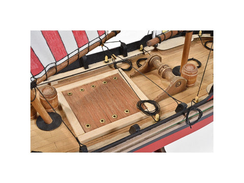 Amati Trabaccolo medinis laivo modelio rinkinys, 35 cm (B1562)