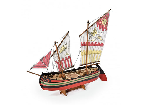 Amati Trabaccolo medinis laivo modelio rinkinys, 35 cm (B1562)