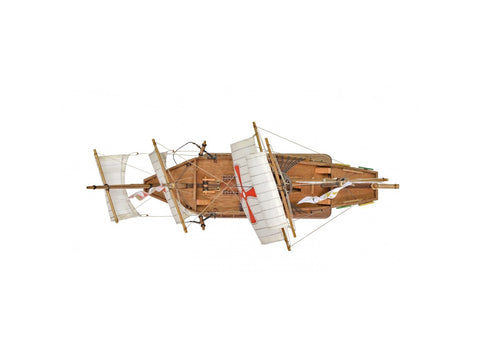 Amati Santa Maria medinis laivo modelio rinkinys 1:100, Pirmas žingsnis