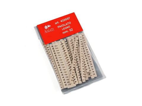 Amati medinės grotelės 52 mm, 30 vnt. (4325/07)