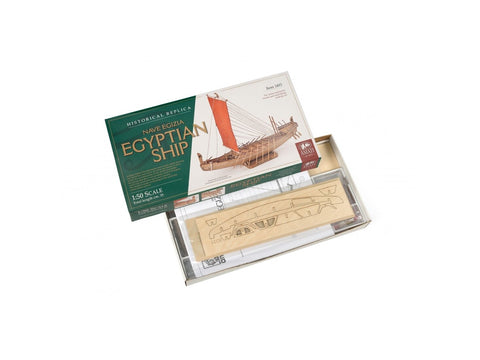 Amati Egiptiečių laivas – medinis modelio rinkinys 1/50 (B1403)