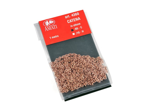 Amati žalvarinė grandinė C tipas 1,0 mm, 1 m – modeliams