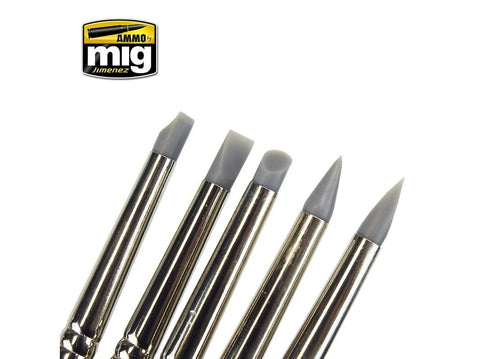 AMMO MIG guminiais antgaliais teptukų rinkinys modeliavimui 7606