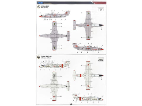 AMK Aero L-29 Delfin 1/48 plastikinis lėktuvo modelio rinkinys