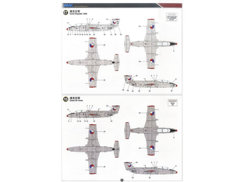 AMK Aero L-29 Delfin 1/48 plastikinis lėktuvo modelio rinkinys