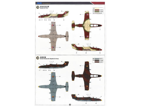 AMK Aero L-29 Delfin 1/48 plastikinis lėktuvo modelio rinkinys