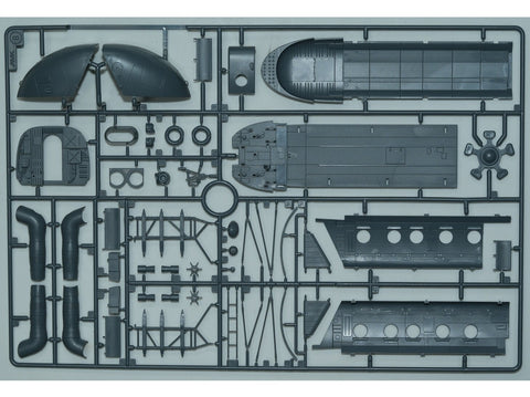 Mi-17 „Hip“ ankstyvas 1:48 plastikinis surenkamas sraigtasparnio modelis