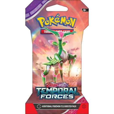 Pokémon TCG Scarlet & Violet: Temporal Forces papildymas su įmaute 10 kortų EN