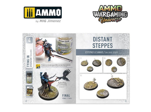 AMMO MIG knyga „Distant Steppes“ – stepės dioramų vadovas