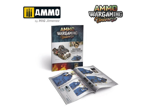 AMMO MIG knyga „Weathering Combat Vehicles“ – kovinės technikos dažymas