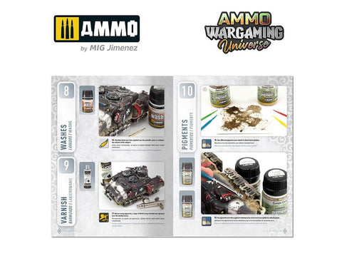 AMMO MIG knyga „Weathering Combat Vehicles“ – kovinės technikos dažymas